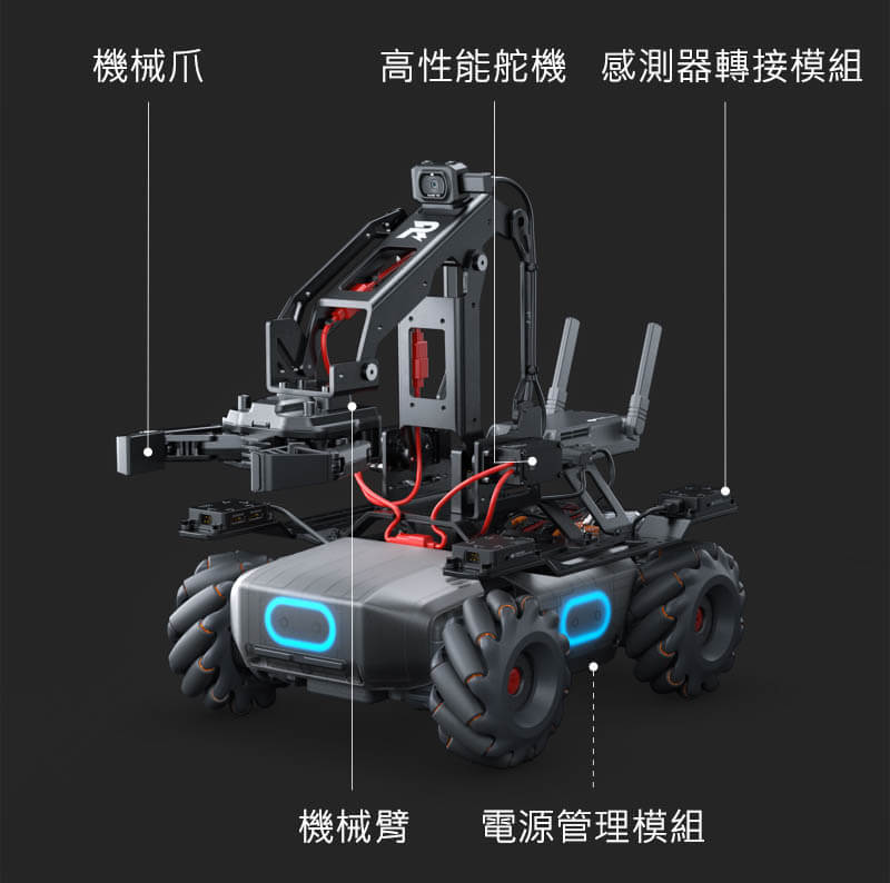 DJI 機甲大師 RoboMaster EP Core 教育機器人拓展套裝｜先創國際