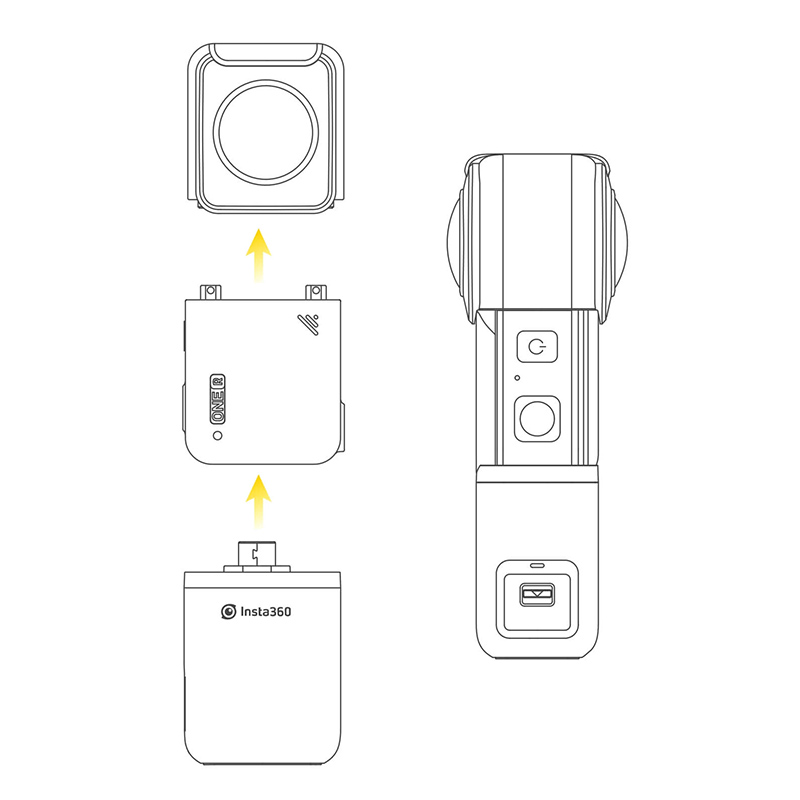 Insta360 ONE R 配件-潛水殼-全景鏡頭版本專用 | 先創國際