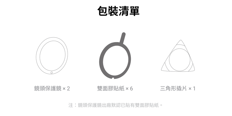 Insta360 One X2 配件-黏貼式鏡頭保護鏡 | 先創國際