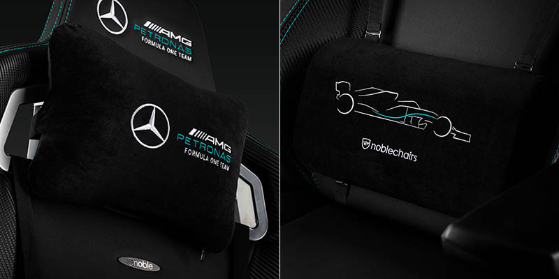 noblechairs 皇家EPIC電競賽車椅-2021賓士AMG Petronas 車隊聯名款