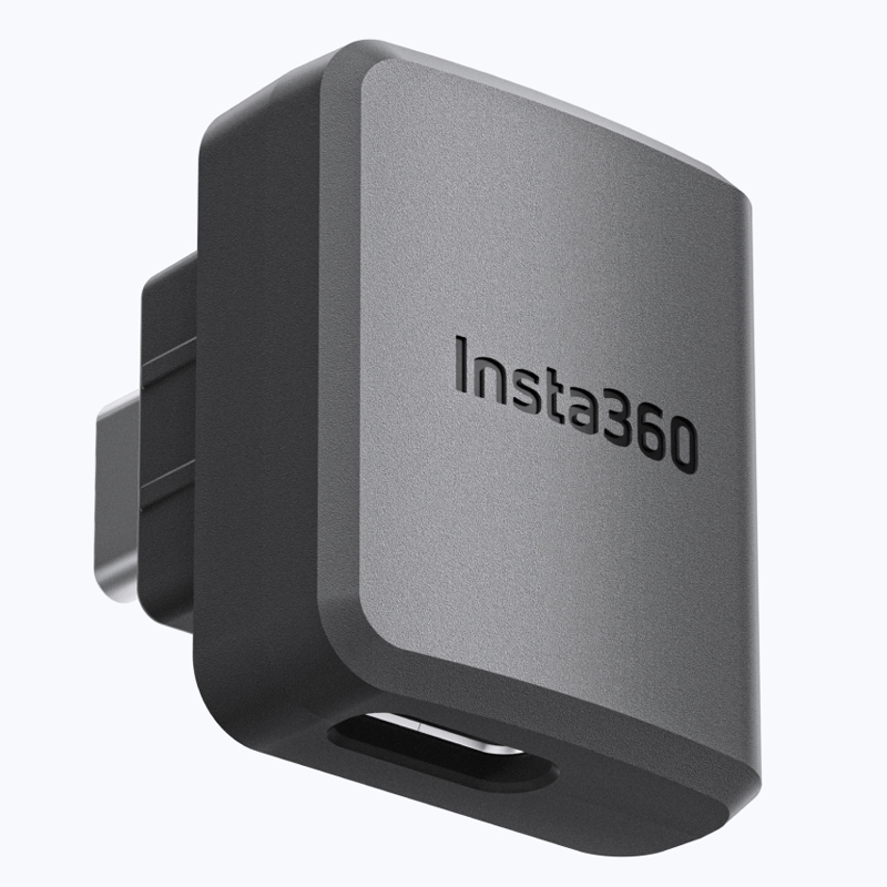 Insta360 配件-音頻/充電 兩用轉接件(橫拍)