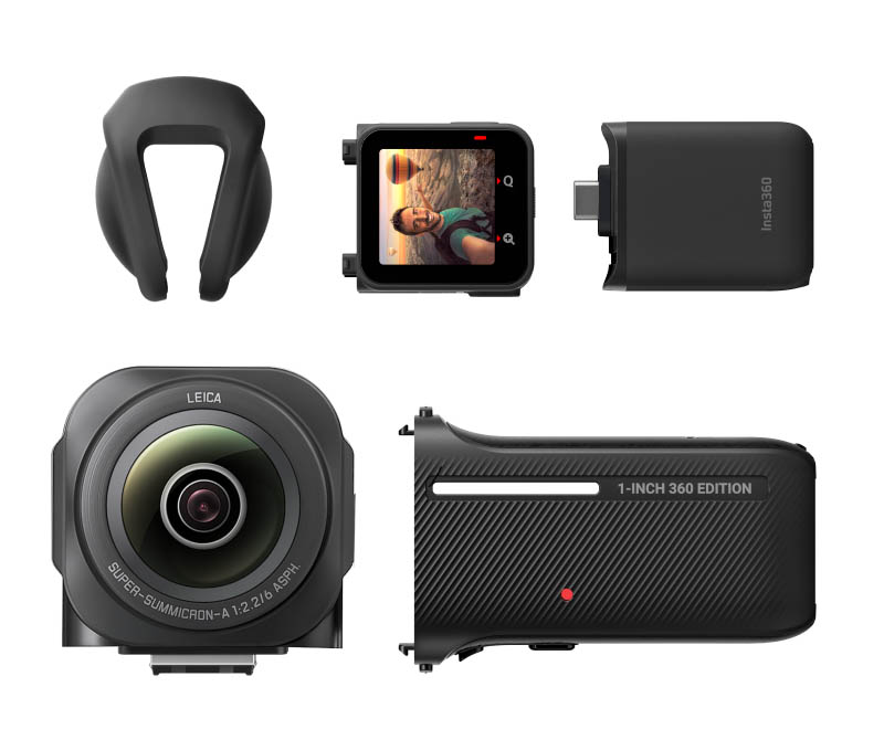 Insta360 ONE RS 全景運動相機(一英吋感光元件)｜包裝內容物｜先創國際