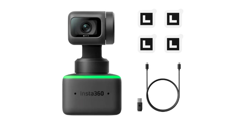 Insta360 Link AI智能4K網路攝影機｜包裝內容物｜先創國際