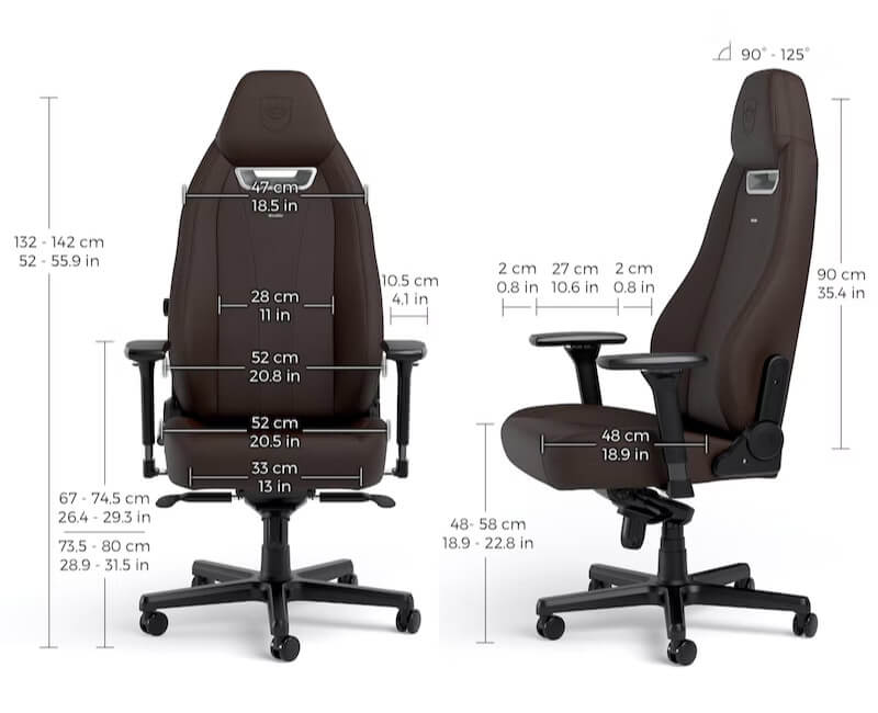 noblechairs皇家 Legend系列 高背電競電腦椅-傳奇棕
