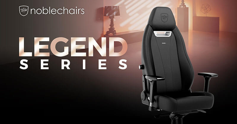 noblechairs皇家 Legend系列 高背電競電腦椅-傳奇黑