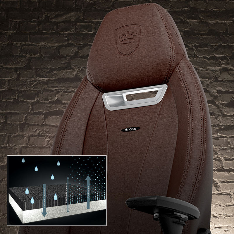 noblechairs皇家 Legend系列 高背電競電腦椅-傳奇棕｜2023電腦椅推薦｜先創國際