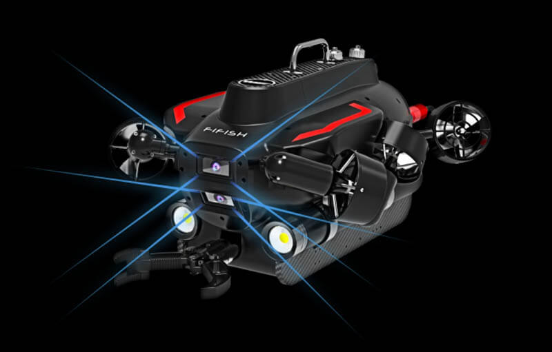 QYSEA FIFISH PRO W6 水下機器人 (行業級深水ROV平台)｜4K超高清雙鏡頭｜先創國際