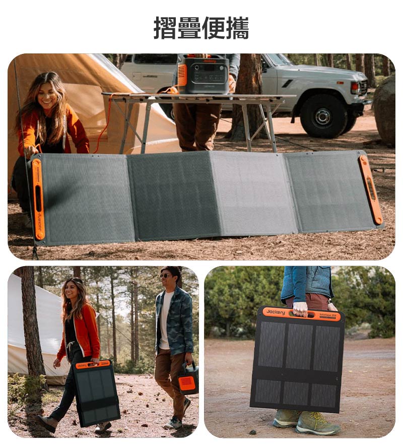 Jackery 太陽能充電板(200W)｜摺疊便攜｜先創國際