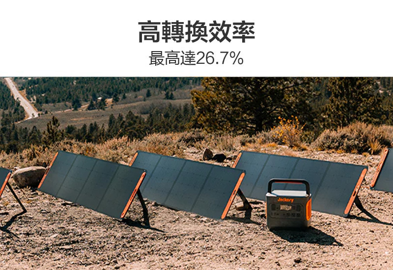 Jackery 太陽能充電板(200W)｜高轉換效率｜先創國際