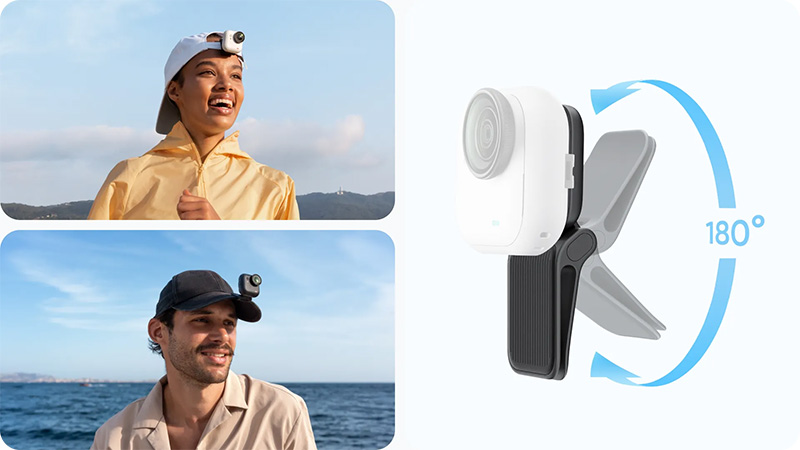 Insta360 GO Ultra 磁吸簡易夾｜先創國際