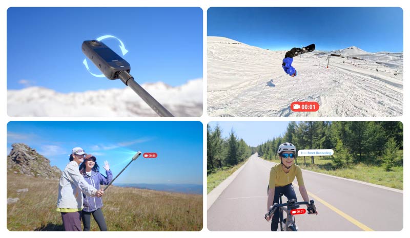 Insta360 X4 Air 輕巧8K全景相機｜快捷操控｜先創國際