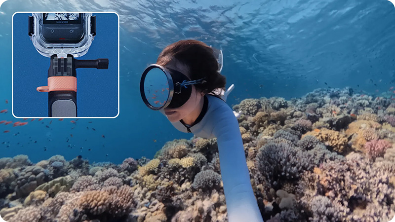 Insta360 水下自拍棒附遙控器|先創國際